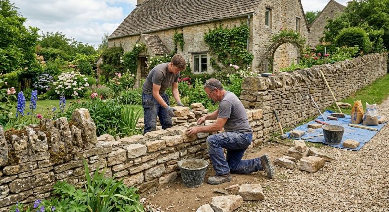 Stone Wall Repair