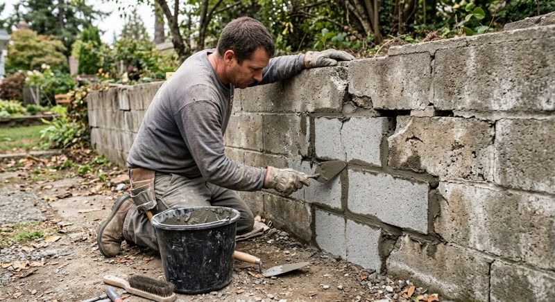 Block Wall Repair in Hahira, GA