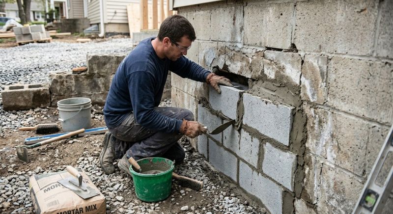 Block Wall Repair in Lowndes County, GA