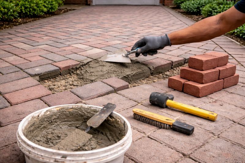Brick Hardscape Repair in Valdosta, GA