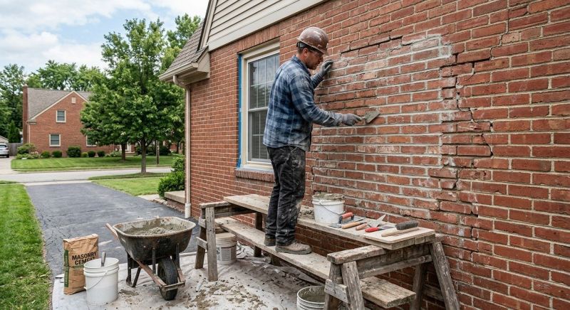 Brick Hardscape Repair in Valdosta, GA
