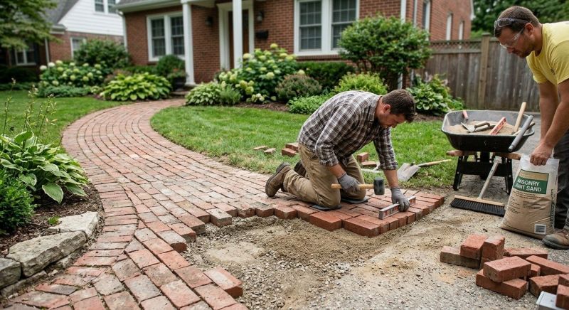 Brick Pathway Repair in Valdosta, GA
