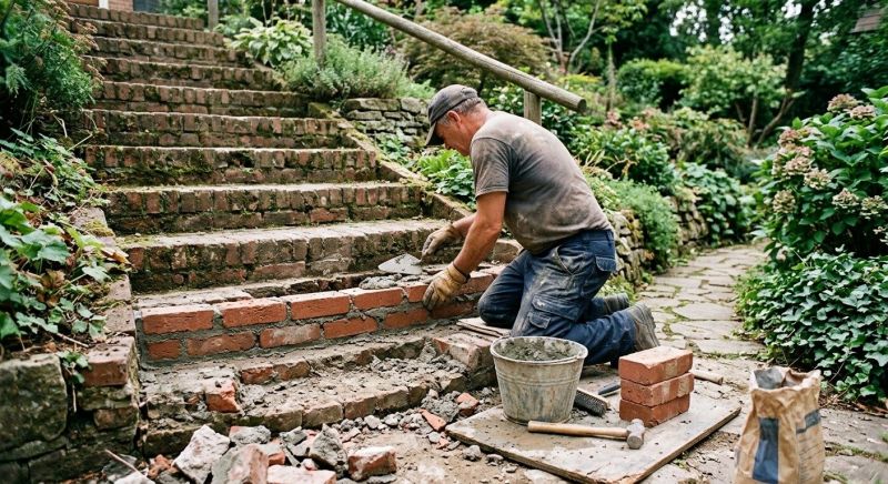 Brick Stairs Repair in Adel, GA