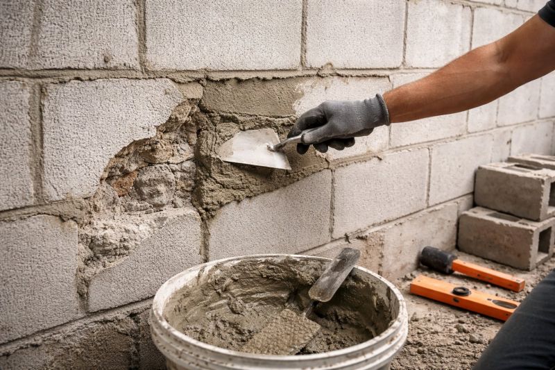 Cinder Block Wall Repair in Adel, GA
